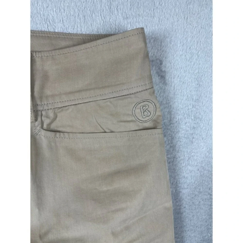 Bogner Womens Tan Khaki Bermuda Golf Shorts‎ Size 6 Stretch Cotton